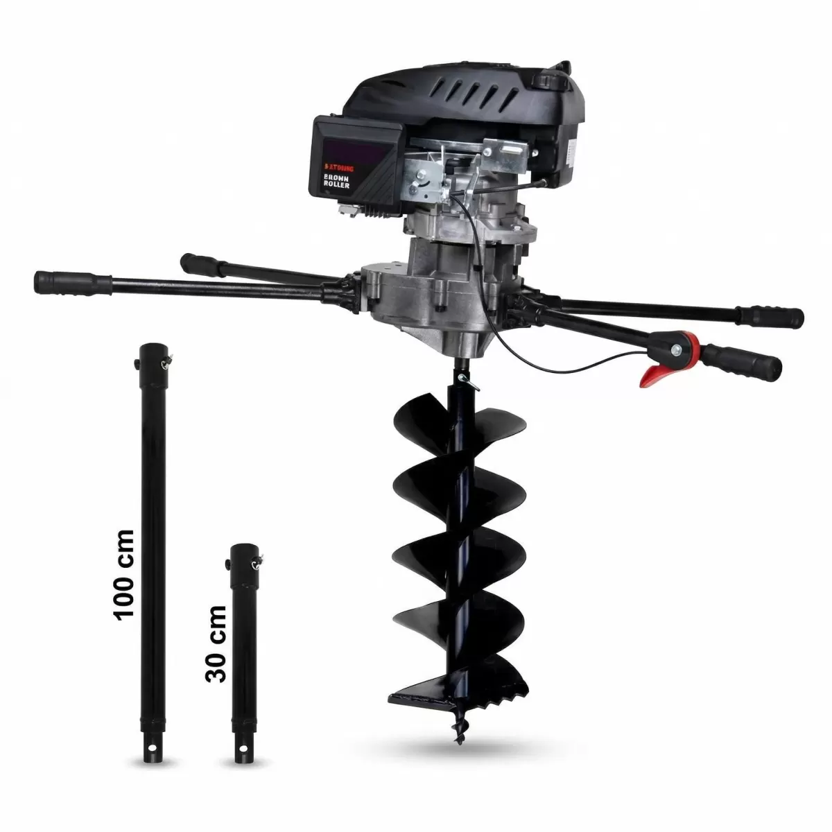 Tomking TKDZ-05-52 Ağır Hizmet Toprak Burgu Makinası 6.5 Hp 300 mm Uzatmalı
