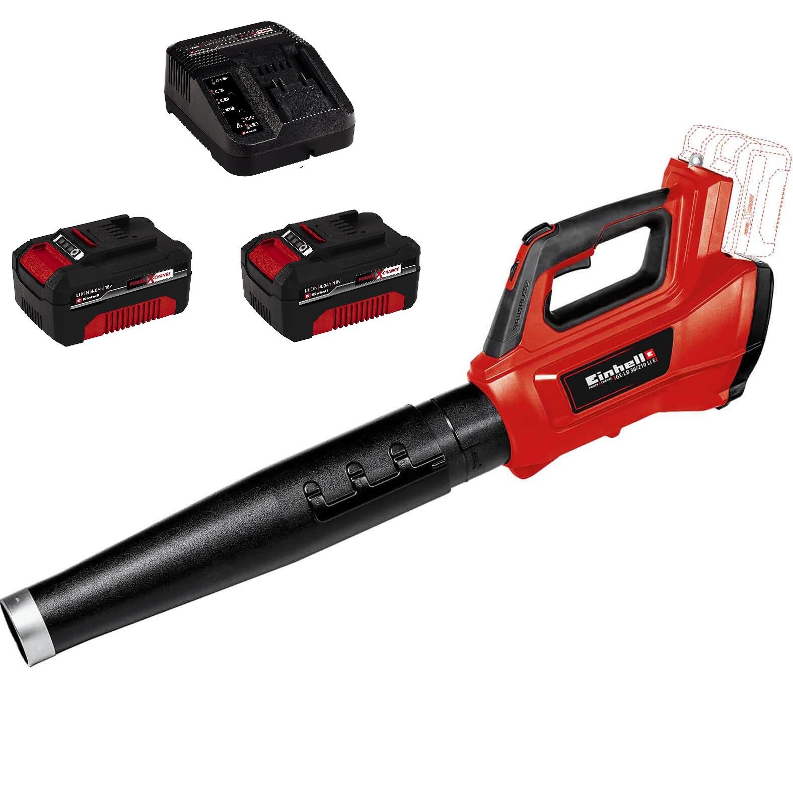Einhell GE-LB 36/210 Li E 36v Akülü Bahçe Yaprak Üfleyici (4Ahx2 Bataryalı)