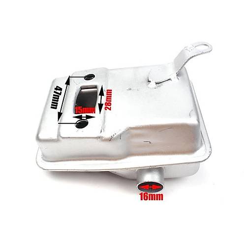 Benzinli T�rpan BG/CG 63 cc Motor Egzosu