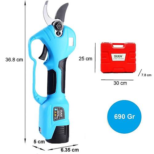 Suca SC 8610 LED Ekranl� Ak�l� �arjl� Budama Makas�