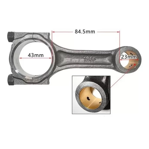 Dizel Motor 186F-FE Biyel Kolu 10 Hp 40 mm