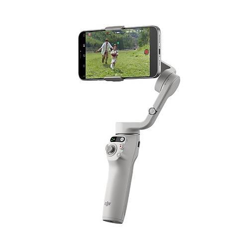 DJI Osmo Mobile 6 Platinum Gri- Akll Telefon Sabitleyici, 3-Eksenli Telefon Tutaca, Dahili Uzatma ubuu