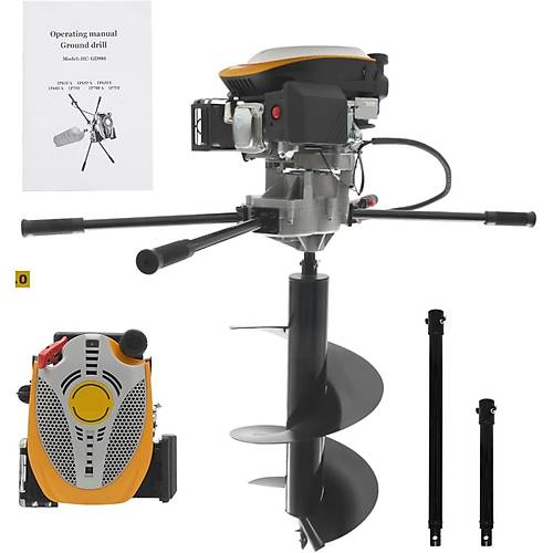 Gardenpro 225cc Toprak Burgu Makinas� 9 Hp 300 mm