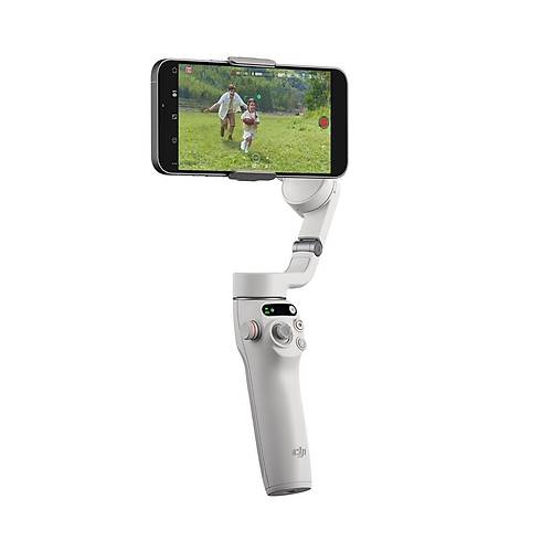 DJI Osmo Mobile 6 Platinum Gri- Akll Telefon Sabitleyici, 3-Eksenli Telefon Tutaca, Dahili Uzatma ubuu