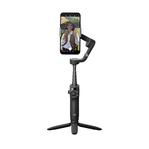 DJI Osmo Mobile 6 - Akll Telefon Sabitleyici, 3-Eksenli Telefon Tutaca + DJI OM Fill Light Phone Clamp