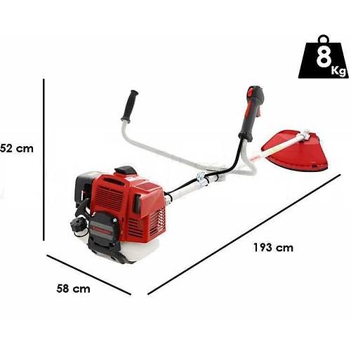 Garden Pro Kawasaki TJ 53E Benzinli 3 Hp Yan Trpan