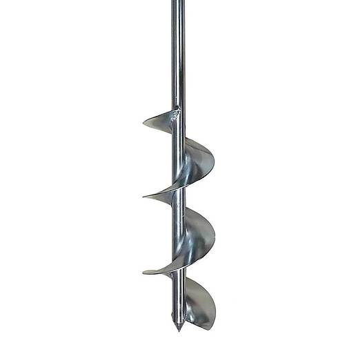 Galvaniz Toprak Burgusu Uzatmal Sondaj Aleti ap 15 cm Boy 6 mt