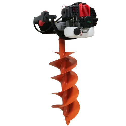 Garden Pro GP-490A �ift Helezonlu Toprak Burgu Makinas� 300 mm + 50 cm Uzatma