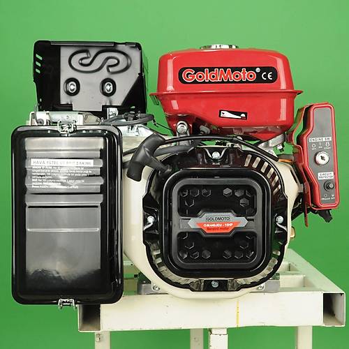 GoldMoto GM440JEU 15 Hp Mar�l� Krank Mili Konik Uzun Benzinli Motor