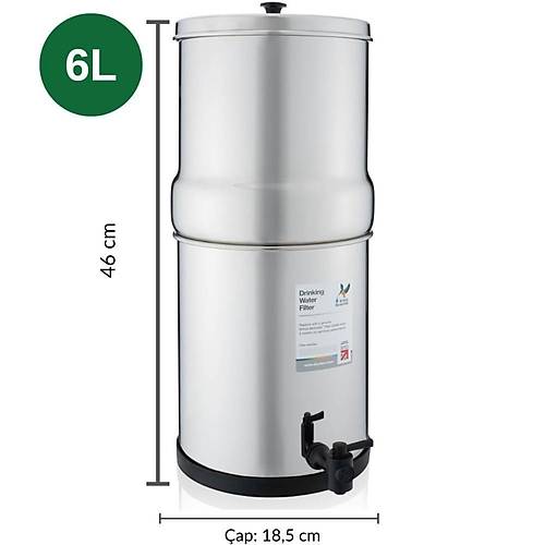 British Berkefeld - 6 Lt Portatif Su Artma Cihaz ? 2 Filtre - W9361136