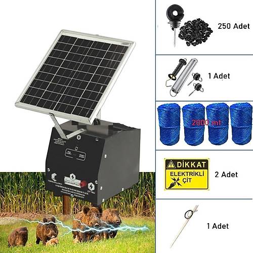 Pars P2518/2000A G�ne� Enerjili Ve Ak�l� Elektrikli Haz�r �it Sistemi Ah�ap �zolat�rl�