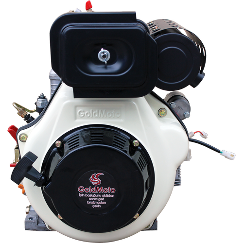 GoldMoto GM186FAE-G3 Dizel Motor 10 Hp Mar�l� Krank Mili Konik Orta