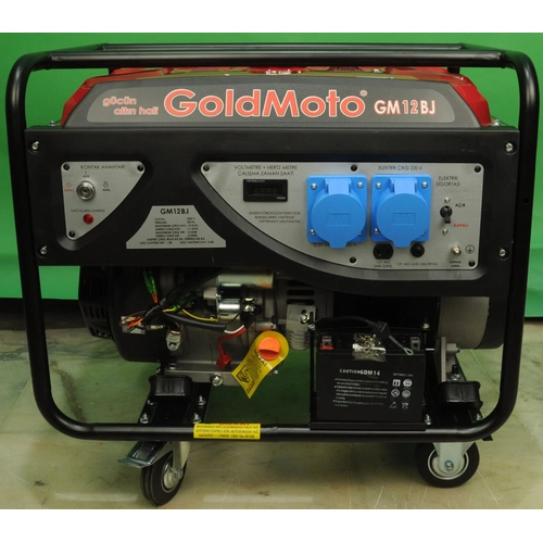 GoldMoto GM12BJ Benzinli Jenerat�r 12kVA Monofaze Mar�l�