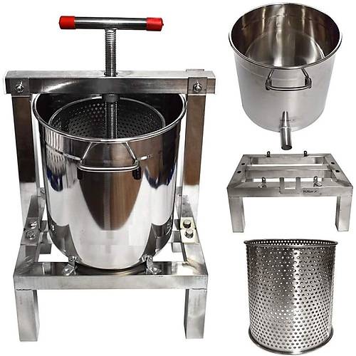 Fenglin TFP 10 Paslanmaz elik Meyve Skm Presi 10 Litre