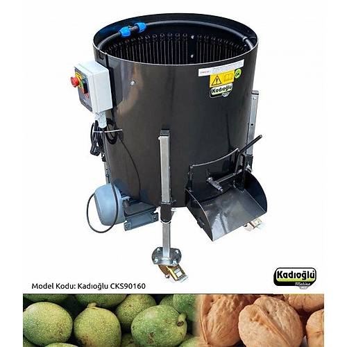 Kad�o�lu CKS90 100-120kg -180 Litre Sabit Devir Ceviz Soyma Makinesi