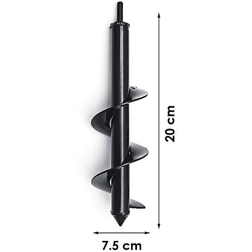 Matkap Ucu niversal Toprak Burgu Aparat 20 cm