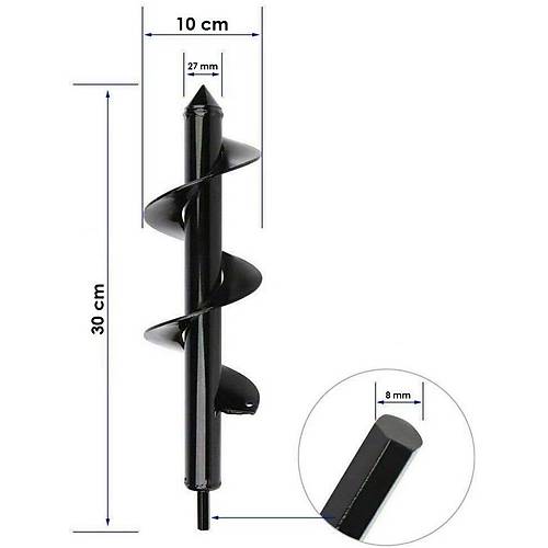 Matkap Ucu �niversal Ekim Dikim Burgu Aparat� 30 cm