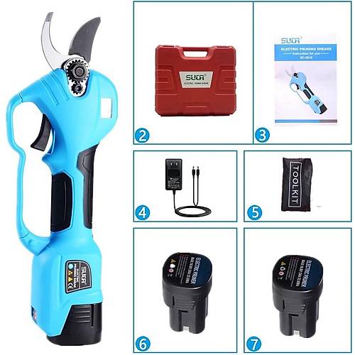 Suca SC 8610A LED Ekranl� Ak�l� �arjl� Budama Makas� 32 mm