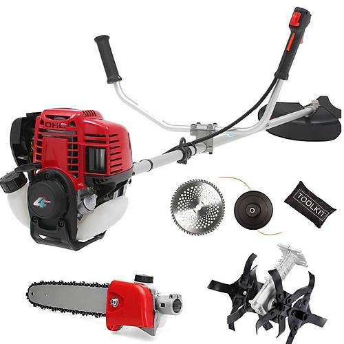 GardenPro TK140FB 4 Zamanl Trpan-Testere+apalama Aparat