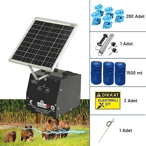 Pars P2518/1500D G�ne� Enerjili Ve Ak�l� Elektrikli Haz�r �it Sistemi Demir �zolat�rl�