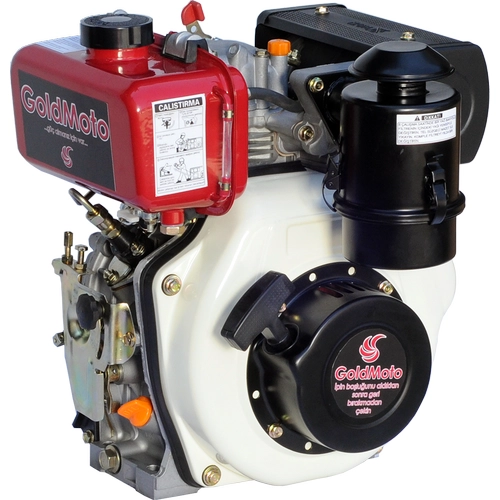 GoldMoto GM170FE-G5 Dizel Motor 5 Hp �pli ve Mar�l� Krank Mili Konik ve Kamal�