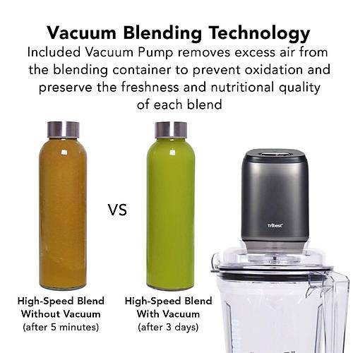 Tribest - Dynapro Vakumlu Blender,2,5 hp,1865W,1800 Ml Hazne - DPS-2250GY-F