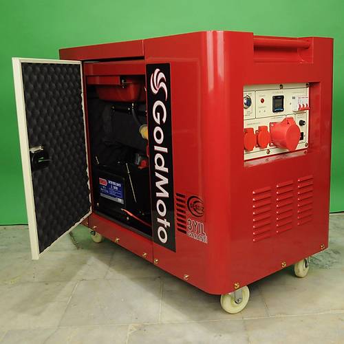 GoldMoto GM12KTDJ Marl Kabinli 10Kva Trifaze Dizel Jeneratr