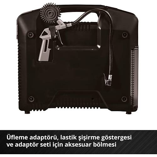 Einhell TE-AC 36/8 Li OF Set Ak�l� Kompres�r - �anta tipi 18V 2x2.5AH