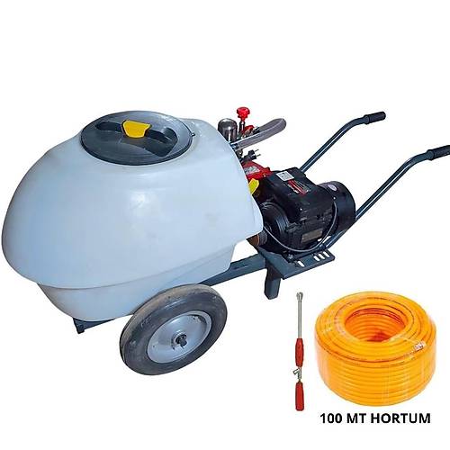 Gardenpro GP60E B�y�k Pompa Elektrikli �la�lama Makinas� 60 Lt + 100 Mt Hortum