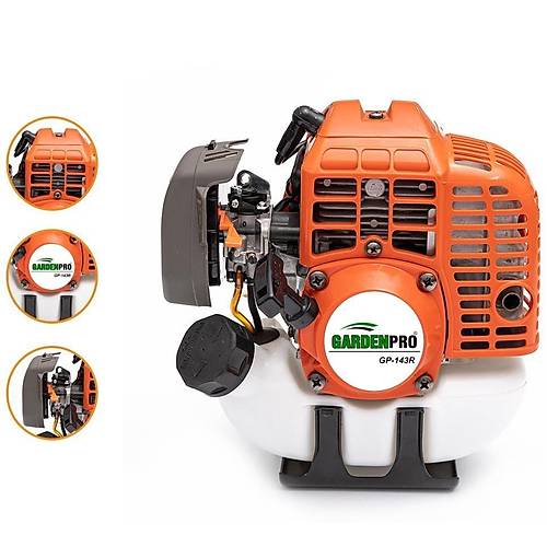 Gardenpro GP-143R Profesyonel Motorlu T�rpan