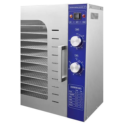 Dalle SS-12J Meyve-Sebze Kurutma F�r�n� �ift Katmanl� 12 Tepsili