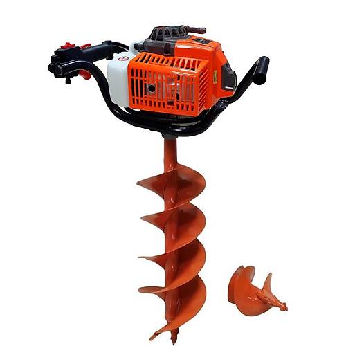 Gardenpro GP630 ift Helezonlu Toprak Burgu Makinas 3.1 Hp 200 mm ap