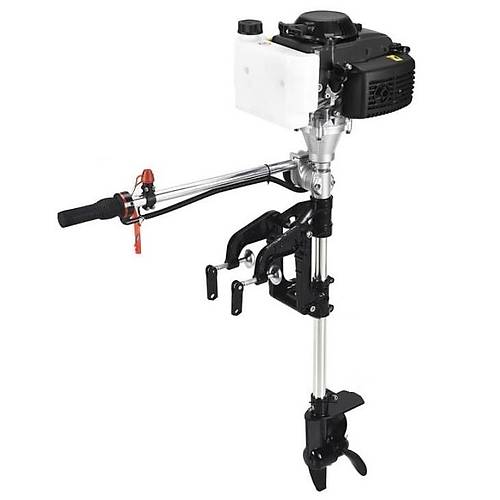 Tomking TK144FCA 4 HP 4 Zamanl Ksa aft Dtan Takma Tatl ve Tuzlu Su Motoru