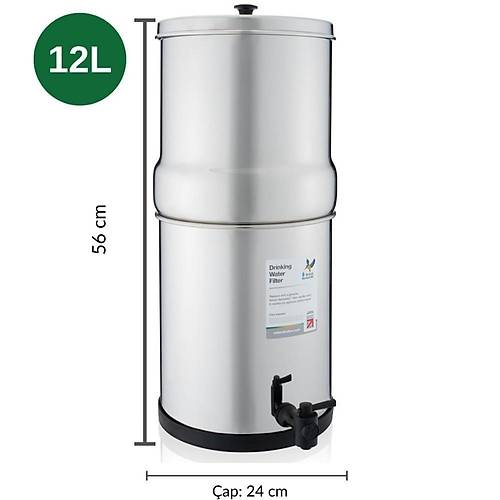 British Berkefeld - 12 Lt. Portatif Su Artma Cihaz ? 2 Filtre - W9361137