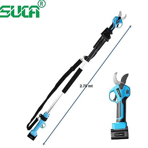 Suca SC 8614A LED Ekranl 2.7 metre Uzatma Aparatl Budama Makas 35 mm