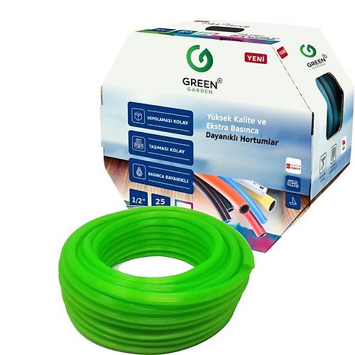 Greengarden Teos 351230 Silikon Bahe Hortumu 1/2-30 mt