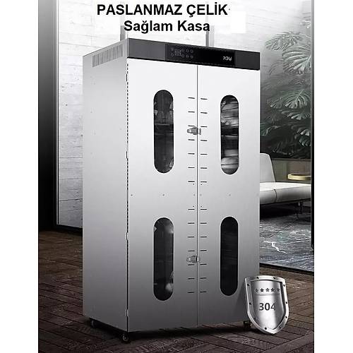 Dalle LT-195 End�striyel �elik Meyve Kurutma Makinesi 28 B�y�k Tepsi