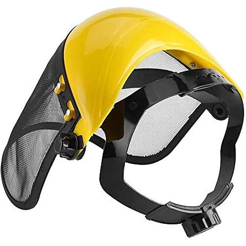 Y�z Koruyucu Ayarlanabilir Profesyonel Caml� ve Telli Siperlik