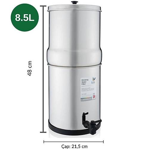British Berkefeld - 8.5 Lt. Portatif Su Artma Cihaz ? 4 Filtre - W9361139