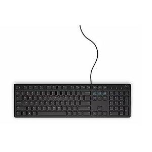 Dell KB216 Multimedia Keyboard US International (QWERTY) Black 580-ADHY