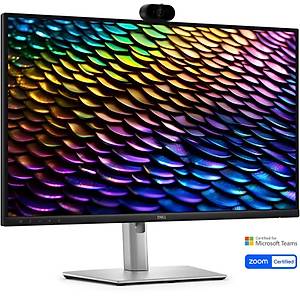 Dell Pro P 27 USB-C Hub Conferencing Monitor - P2726DEB 2560x1440 100Hz 5ms IPS DP HDMI USB-C HUB 90W PD RJ-45 4MP WebCam 2x5W Speaker AI-NC Mikrofon Pivot Siyah