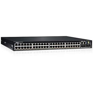 Dell PowerSwitch E3248P-ON 48 Port RJ-45 10/100/1000MB 802.3at Ports + 4P 10G SFP + 2P 100G QSFP28 POE+ 30W 1U 1x1050W Edge Switch