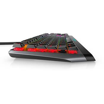 Alienware AW510K RGB CHERRY MX Low Profile Red ngilizce Mekanik Kablolu Gaming Klavye Beyaz 545-BBCL