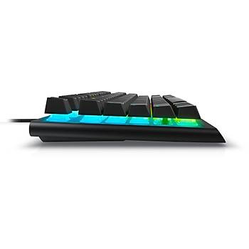 Alienware AW420K Tenkeyless RGB CHERRY MX Red Switch ngilizce Mekanik Kablolu Gaming Klavye Siyah 545-BBDY