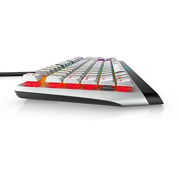 Alienware AW510K RGB CHERRY MX Low Profile Red ngilizce Mekanik Kablolu Gaming Klavye Beyaz 545-BBCH