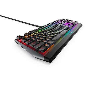 Alienware AW510K RGB CHERRY MX Low Profile Red ngilizce Mekanik Kablolu Gaming Klavye Beyaz 545-BBCL