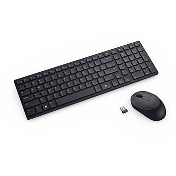 Dell KM555 Pro Compact Kablosuz Sessiz Klavye Mouse Seti Q Trke 580-BBWD