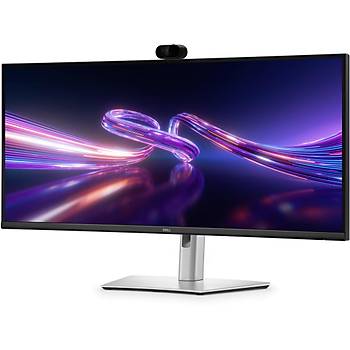 Dell Pro P 34 USB-C Hub Webcam Monitor - P3426WEV Curved 3440x1440 100Hz 5ms IPS DP HDMI USB-C HUB 90W PD RJ-45 4MP WebCam Pivot Siyah