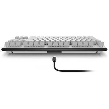 Alienware AW420K Tenkeyless RGB CHERRY MX Red Switch ngilizce Mekanik Kablolu Gaming Klavye Beyaz 545-BBFM