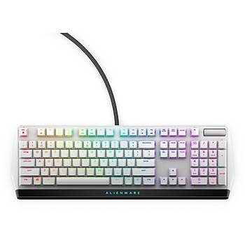 Alienware AW510K RGB CHERRY MX Low Profile Red ngilizce Mekanik Kablolu Gaming Klavye Beyaz 545-BBCH